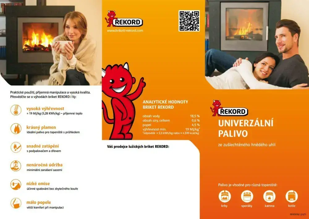 Hnědouhelné brikety "4"